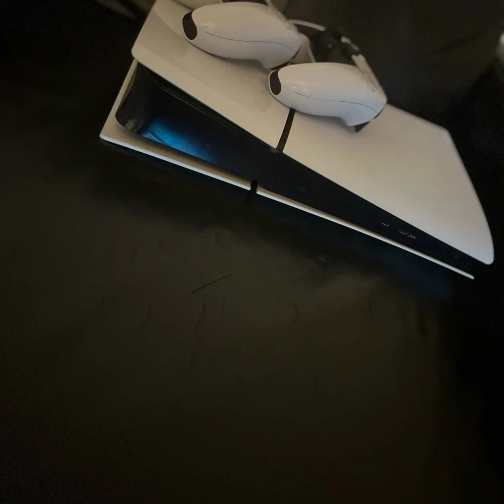 Sony Console with Dual Controllers - White